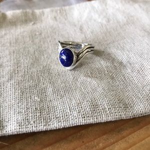 Blue Lapis Sterling Silver Ring
